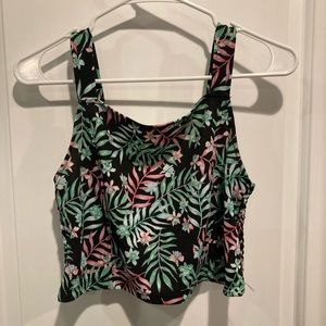 Floral crop top